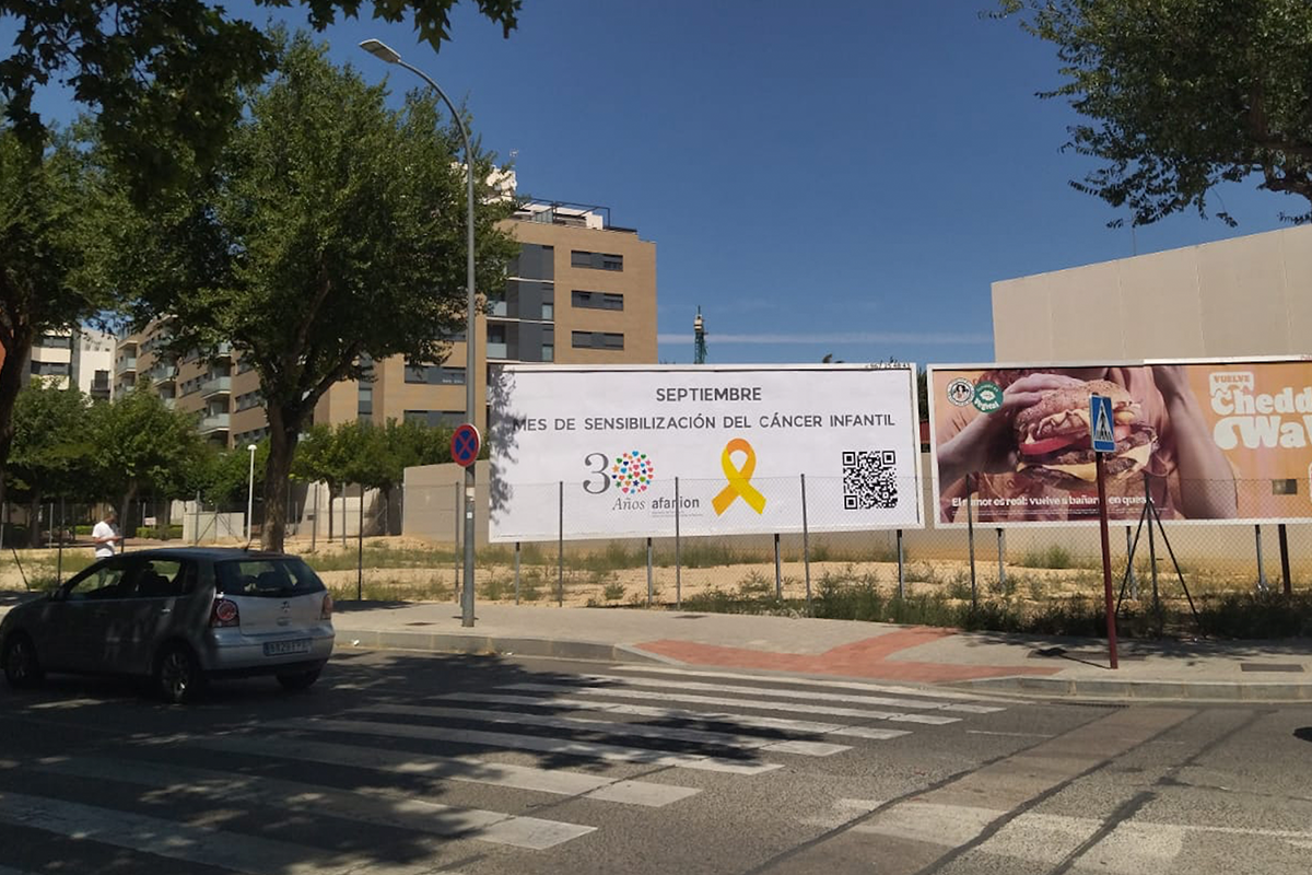 Afanion, valla situada junto C. C. Albacenter